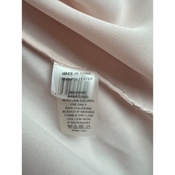 Vince Camuto Womens Cold Shoulder Blouse Size S Light Pink - Picture 4 of 5